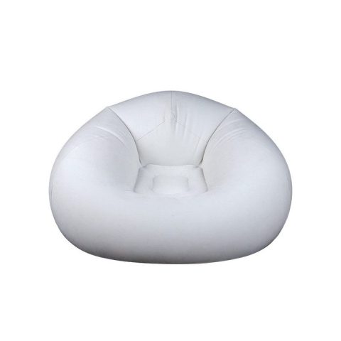 Round Flocked Inflatable Sofa – Multi-Position Intimate Lounge Chair for Couple Pleasure