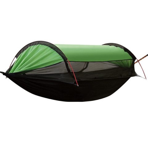Boat-Shaped Camping Hammock with Mosquito Net – Discreet Couples' Suspended Intimate Sanctuary for Outdoor Pleasure