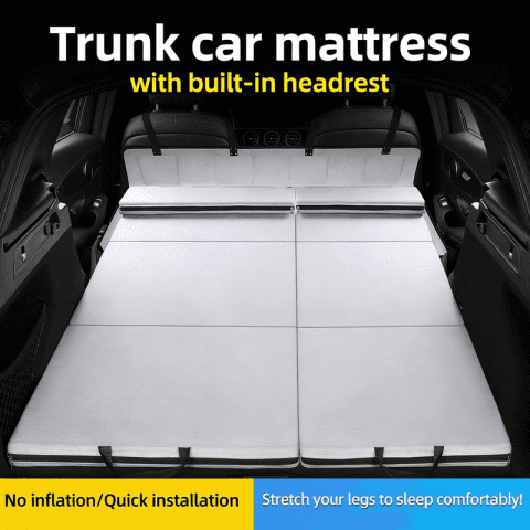 Foldable SUV Trunk Mattress – Discreet Couples' Intimate Car Bed for Travel & Road Trip Pleasure