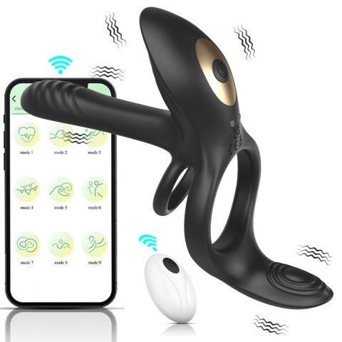 Smart-Link Triple-Motor Multi-Point Vibrating Ring