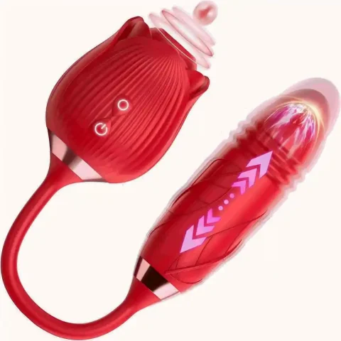 Eternal Rose & Egg Duo: 2-in-1 Sonic Pulse & Vibration System