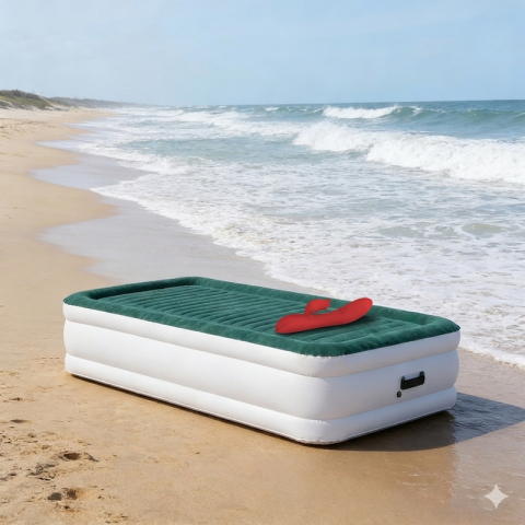 Beach Starter Intimate Bundle | Sandproof Waterproof Mattress + Discreet Care Kit