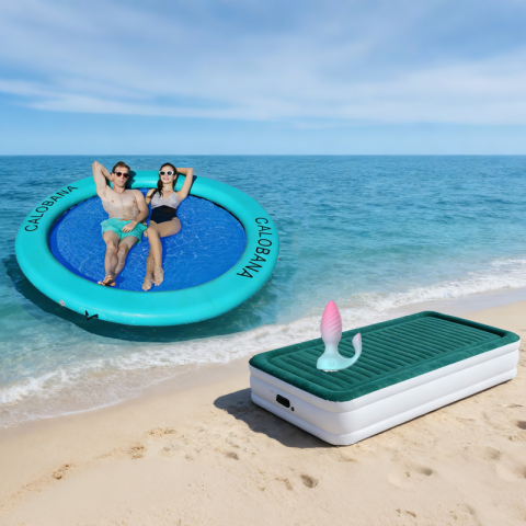 海滩标准私密套装 | 防沙床垫 + 充气水上漂浮垫 + 私密护理套装