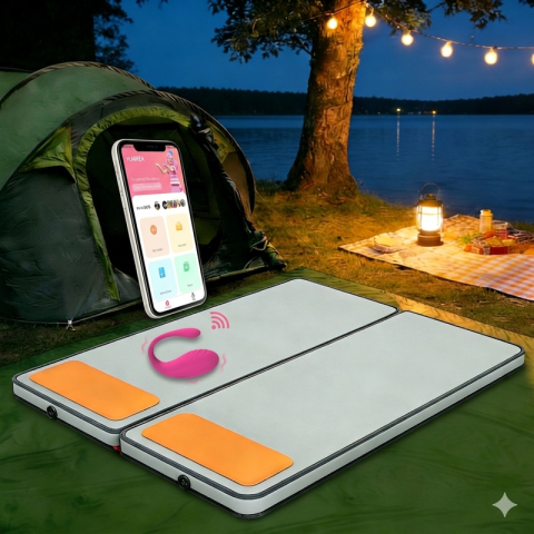 Camping Standard Intimate Bundle | Pop-Up Privacy Tent + Waterproof Mattress + Ground Mat + Care Kit